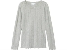 Name It light grey melange slim top